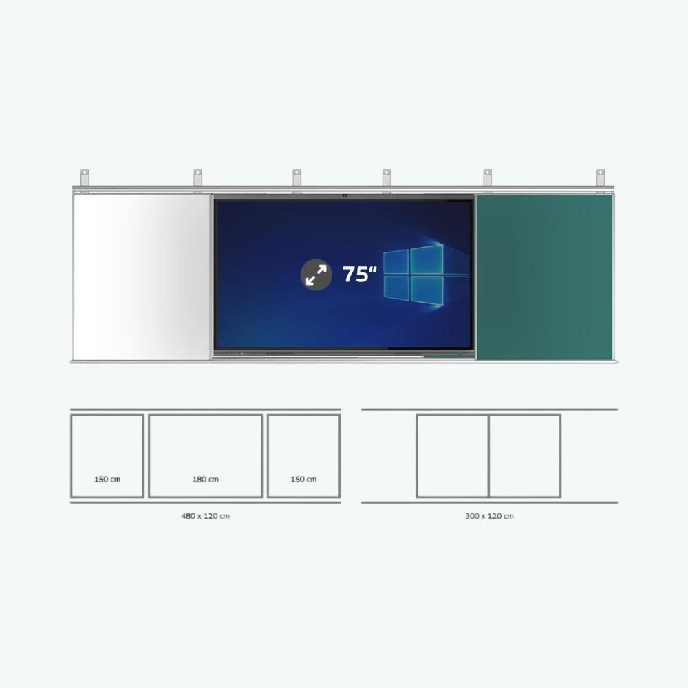 EliteTouch KRILA 75” / HORIZONTALNO